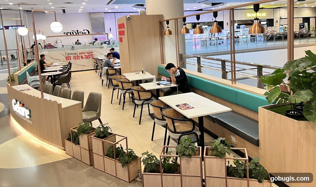 Cafe Interior with Seating