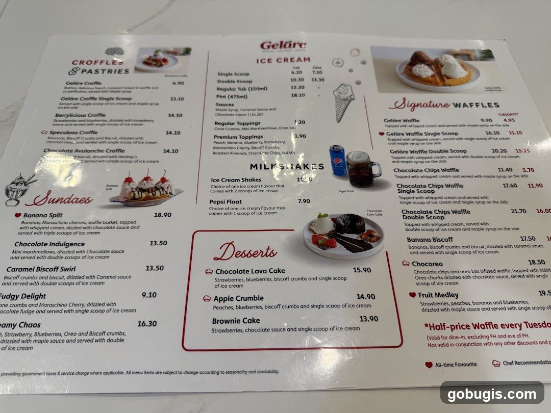 Gelare Menu