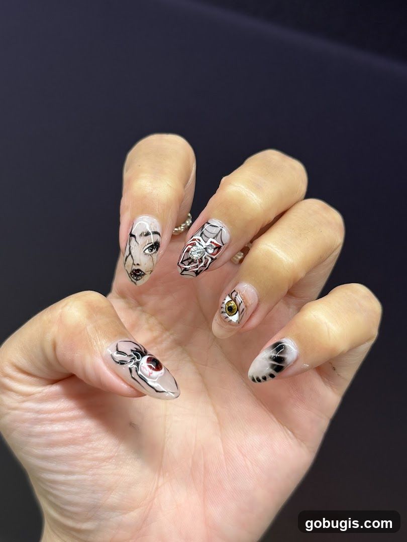Cherry Nail Design Eyelash Extensions