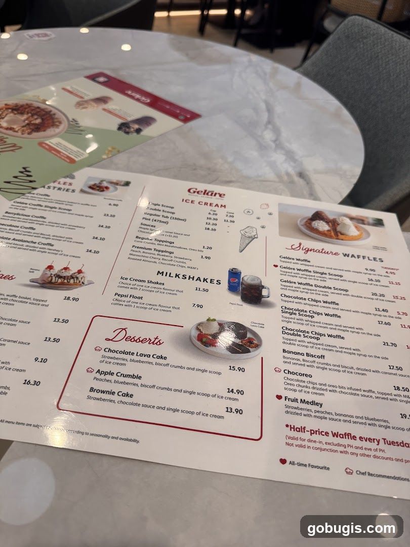 Gelare Menu