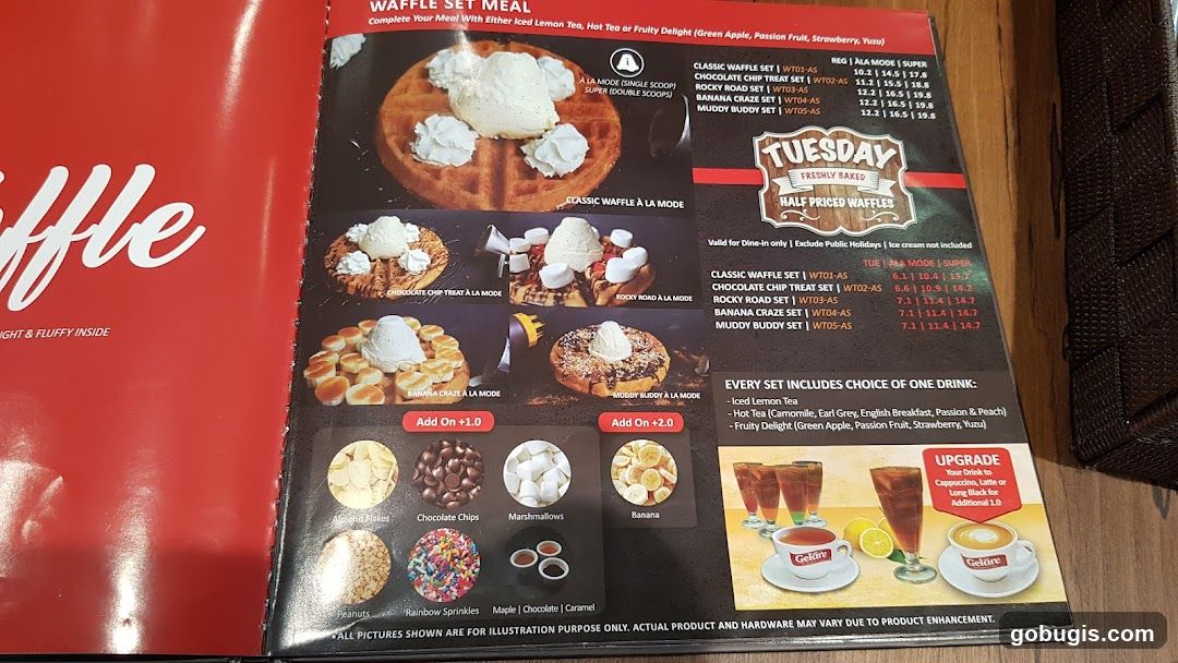 Waffle Set Meal