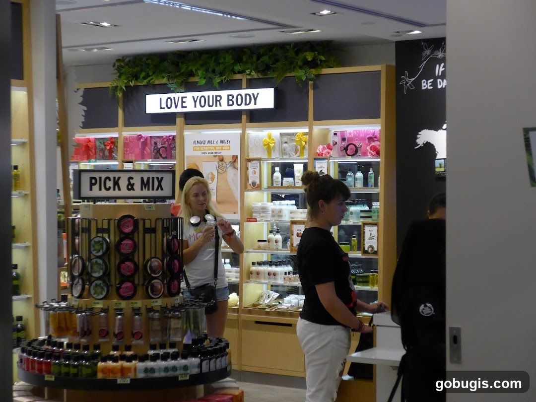 The Body Shop Interior