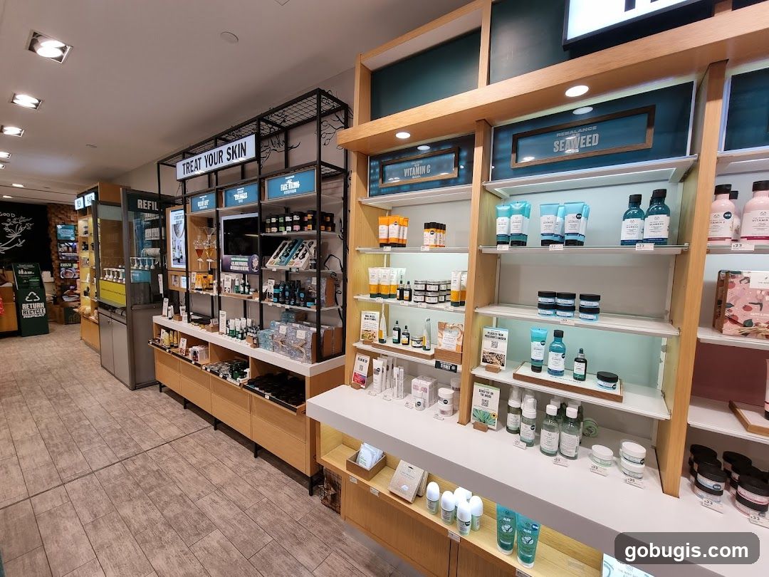Skincare Products Display