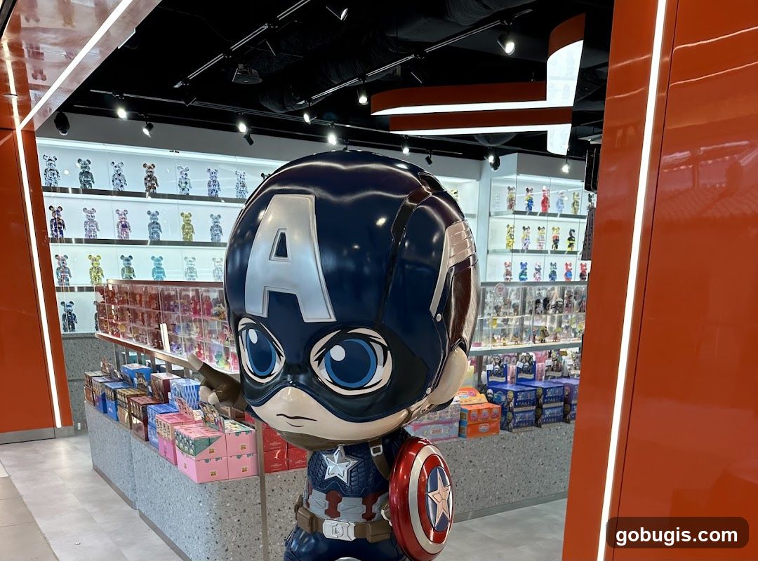 Captain America Figure in Store