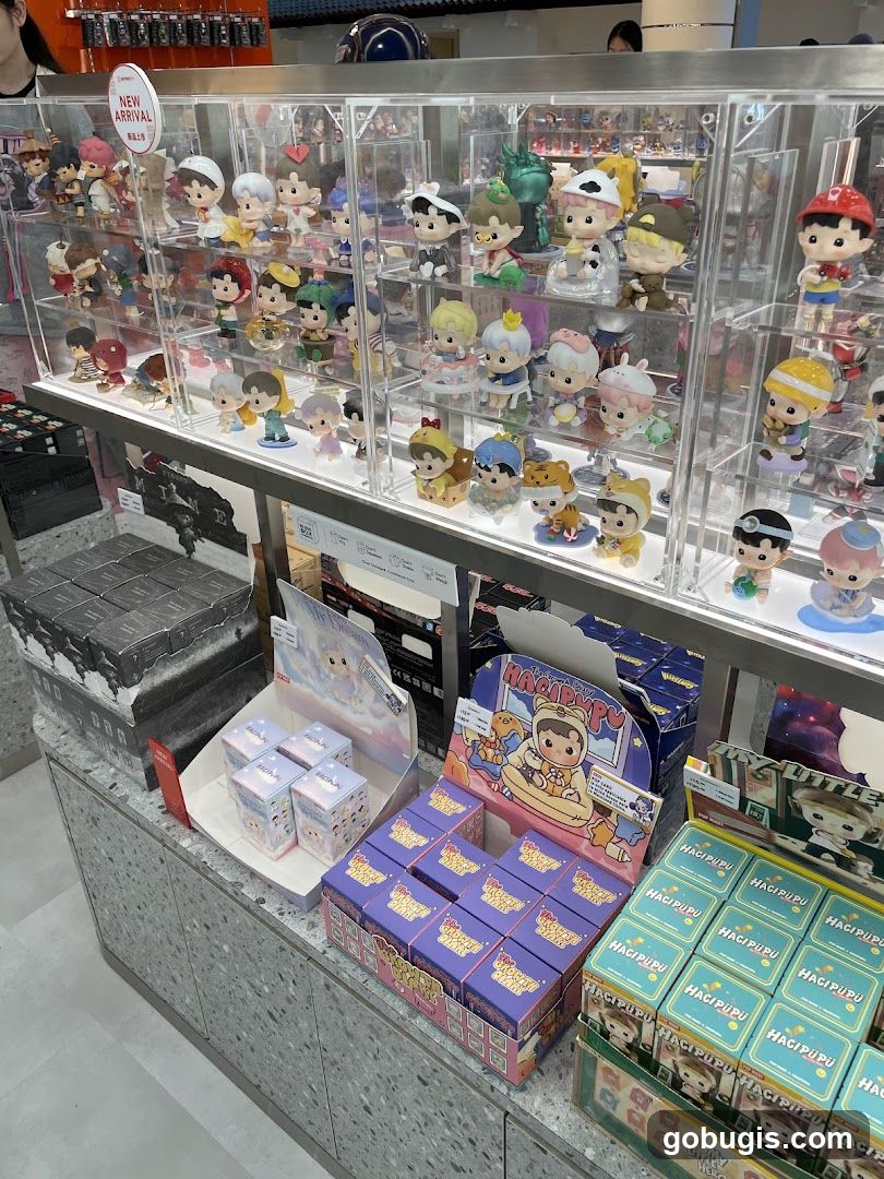 Display of Collectible Figurines