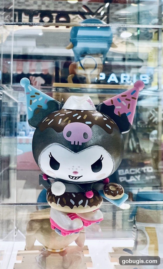 Donut-themed character figurine