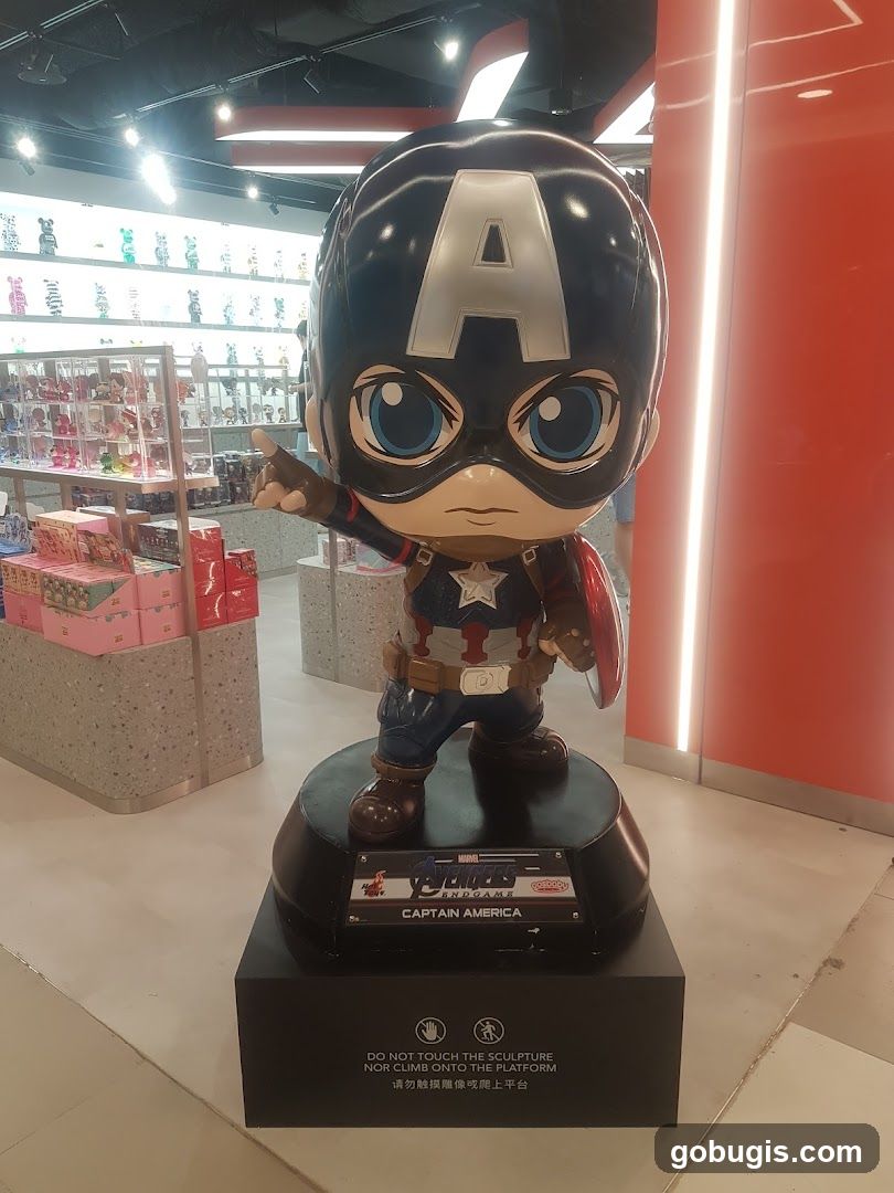 Captain America Sculpture