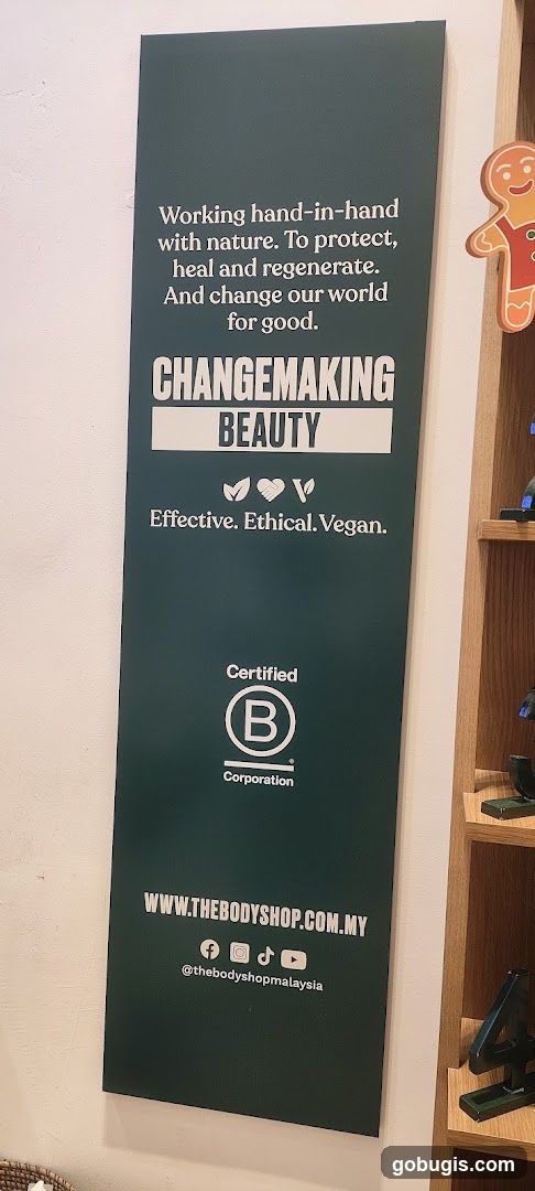 The Body Shop Changemaking Beauty Banner