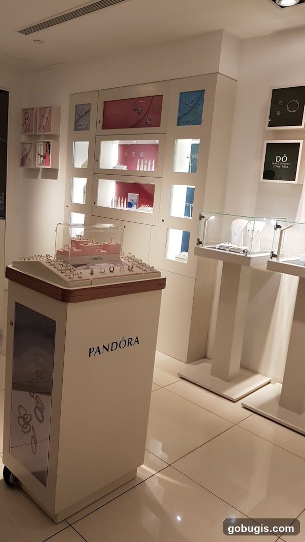 Pandora Jewelry Display