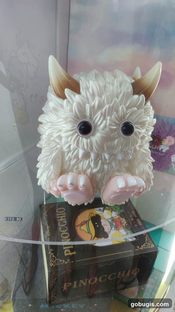 Fluffy White Monster Toy