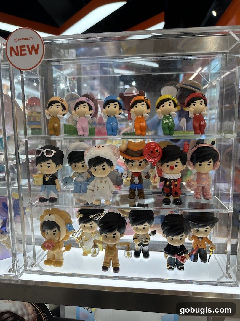 Action City New Arrivals Display