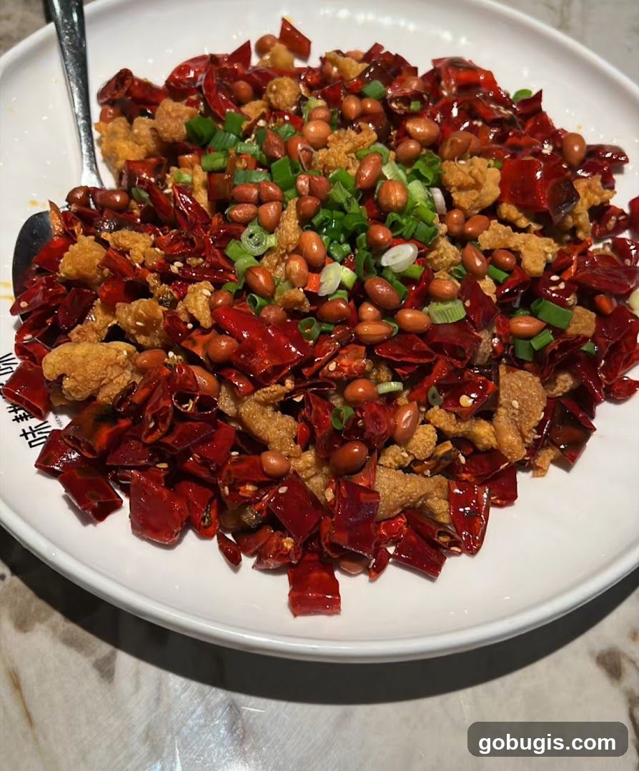 Spicy Fried Chicken with Peanuts