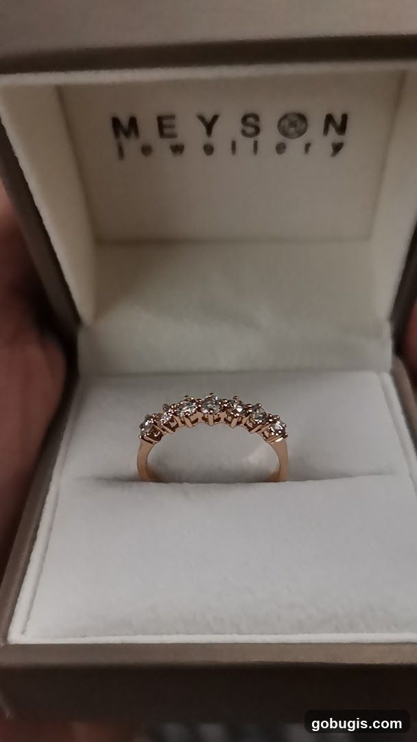Diamond ring in a jewelry box