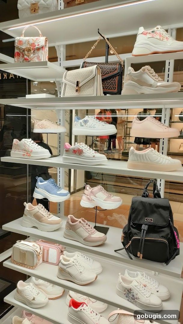 Shoes and Handbags Display