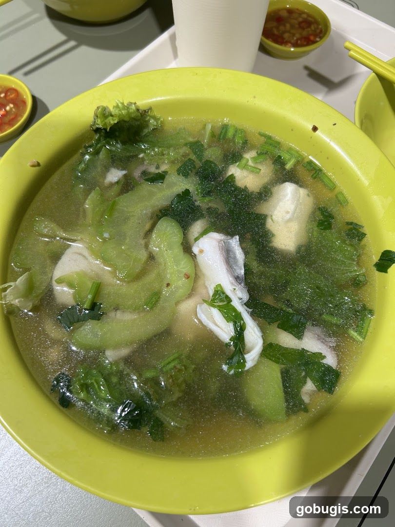 Fish Soup with Bitter Gourd