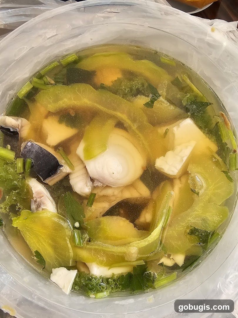 Fish Soup with Bitter Melon