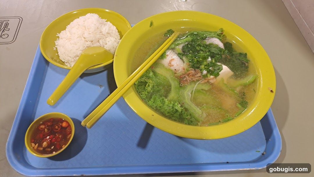 Fish soup with rice
