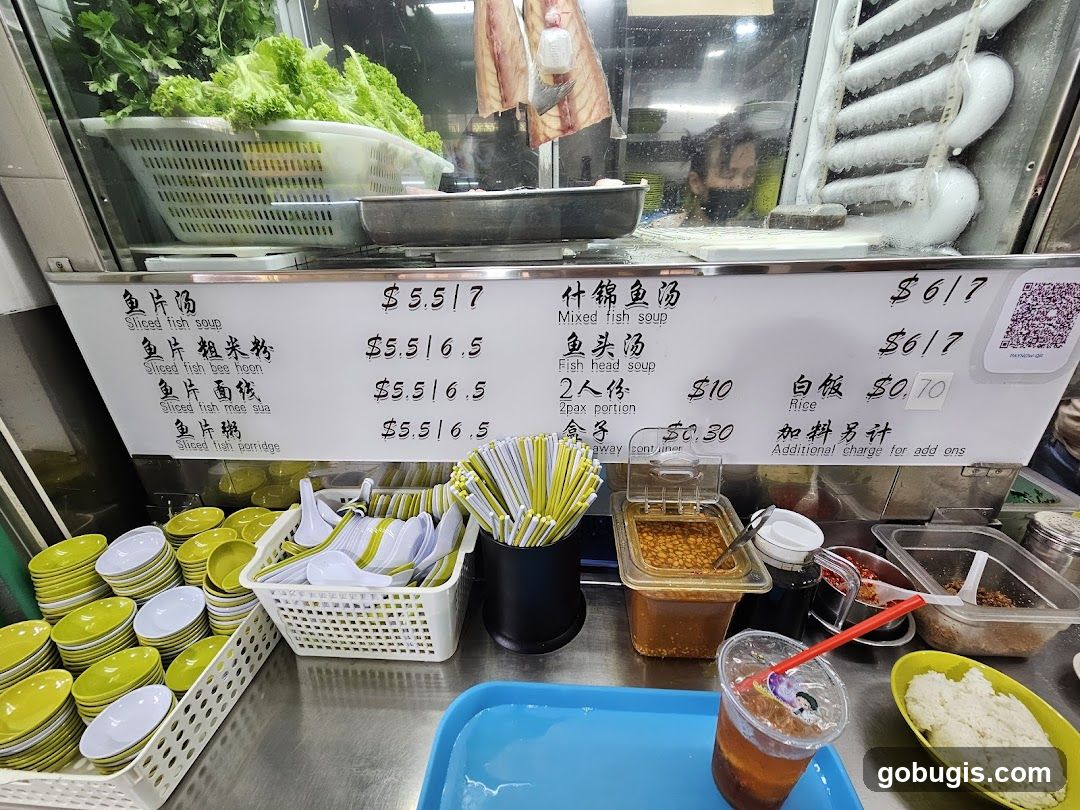 Fish Soup Menu