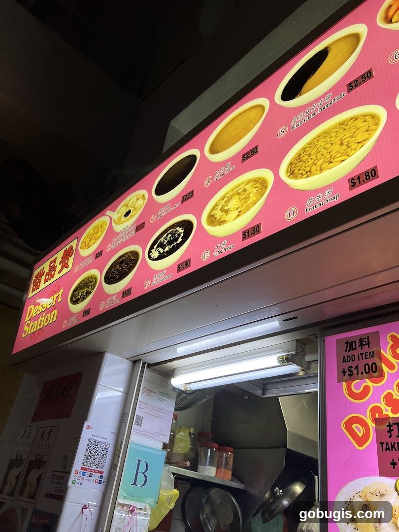 Dessert Station Menu