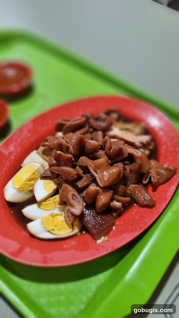 Braised Pork Intestines and Eggs