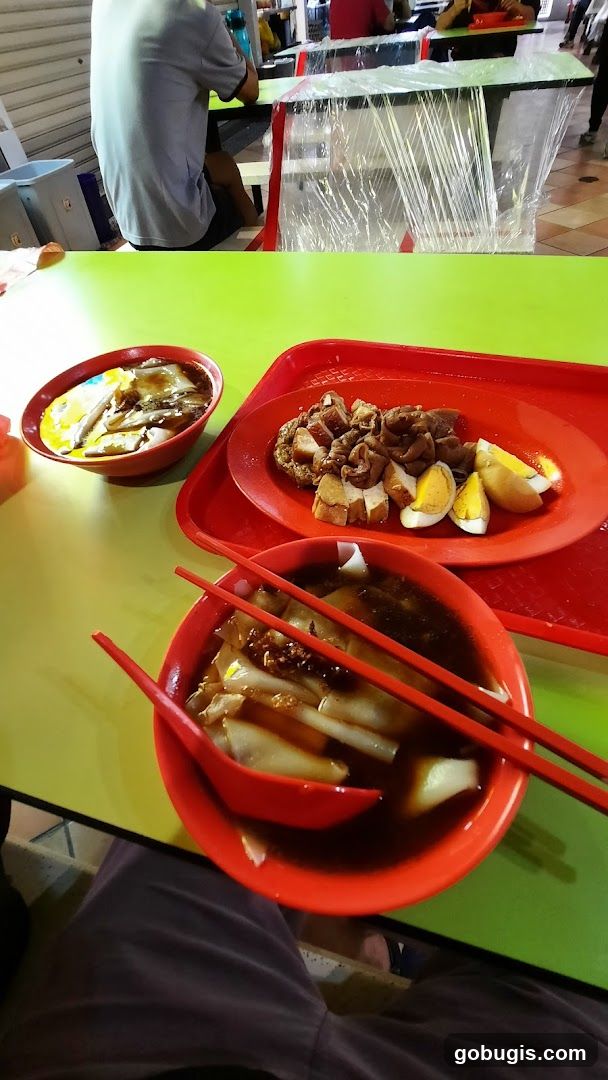 Food on a table
