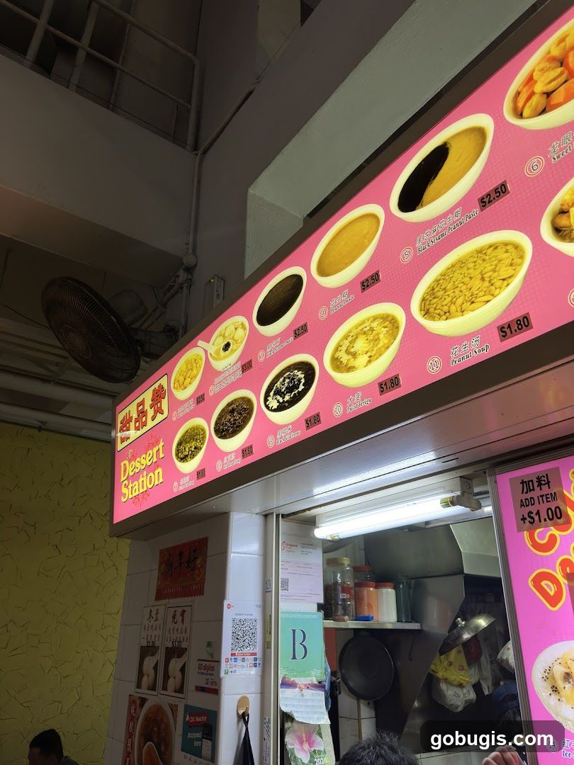 Dessert Station Menu