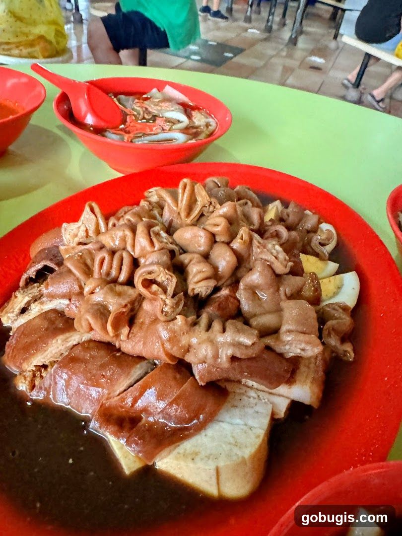 Braised Intestines and Tofu
