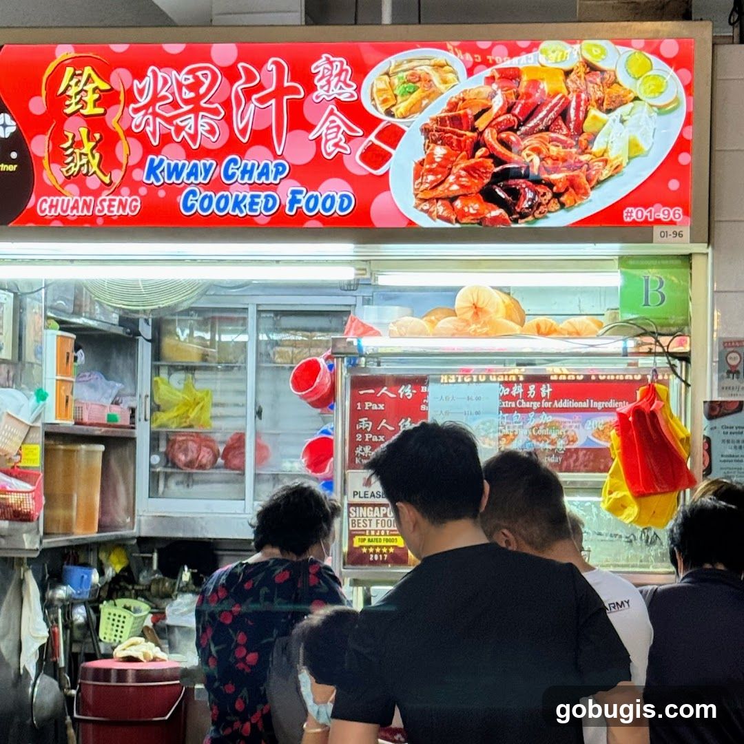 Kway Chap Cooked Food Stall