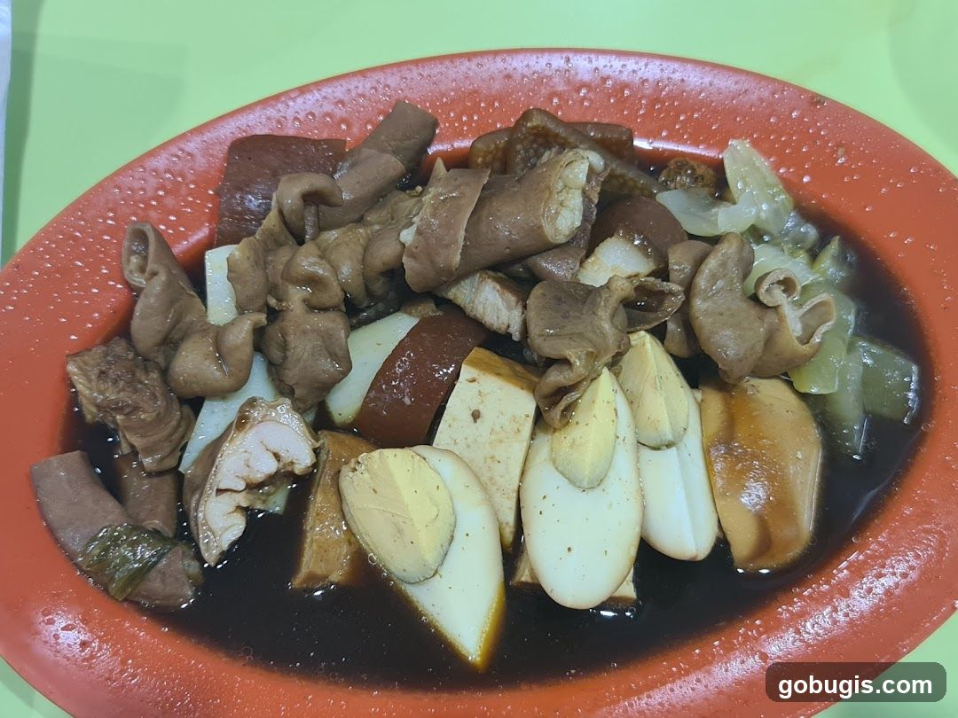 Braised Pork Intestines and Eggs