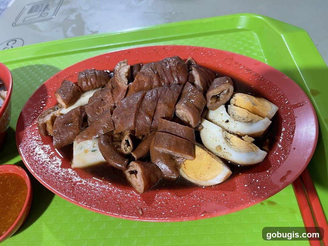 Braised Pork Intestines and Eggs