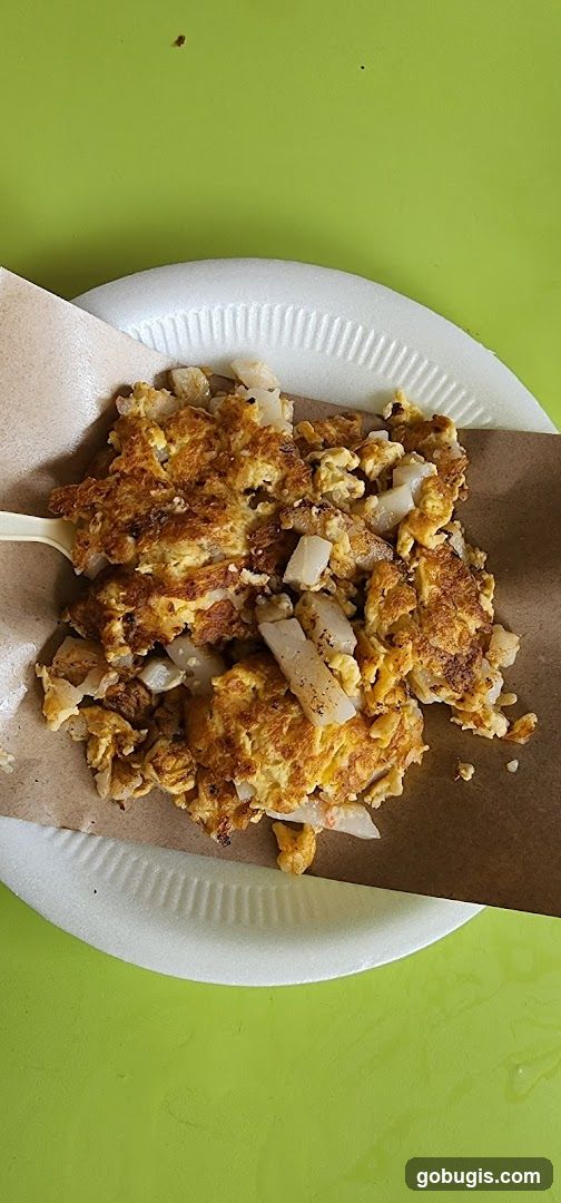 Fried Radish Cake with Egg