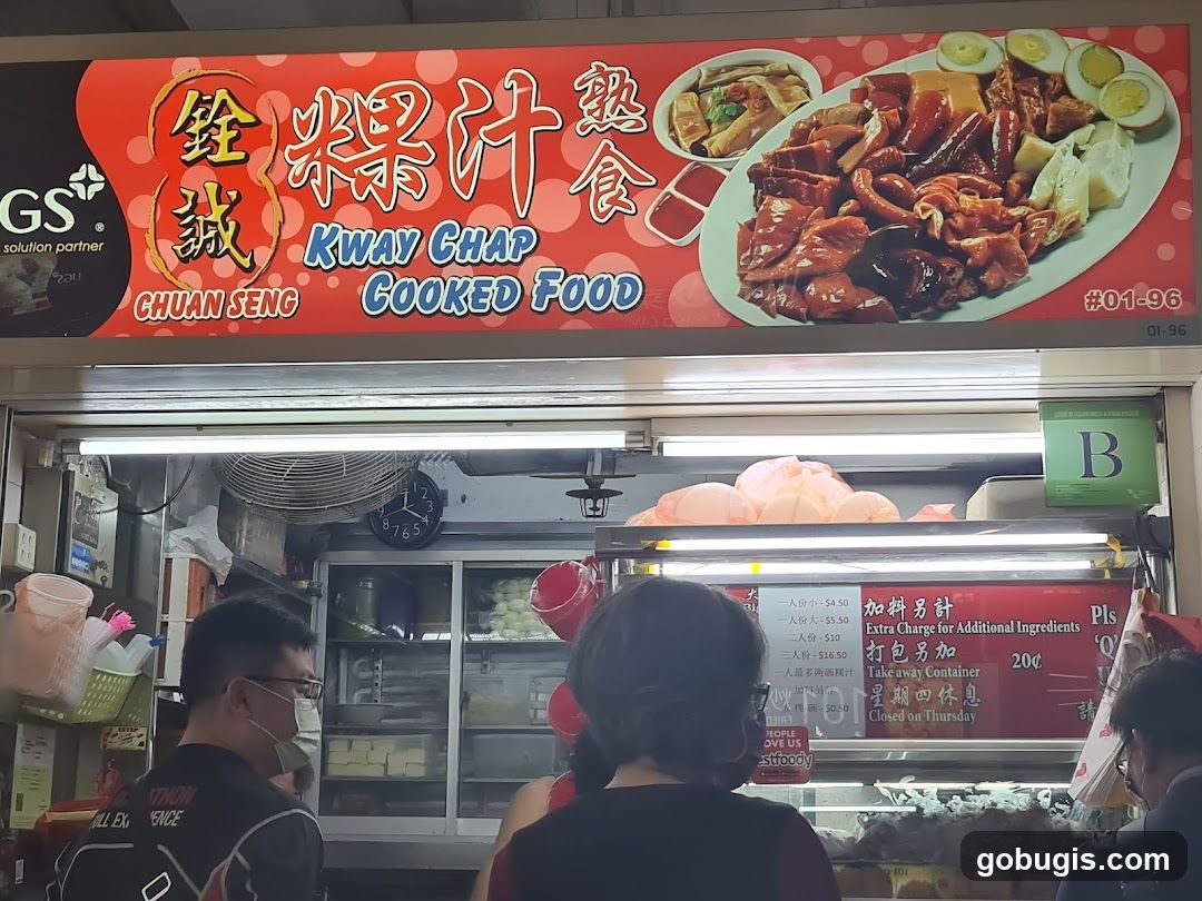 Kway Chap Cooked Food Stall