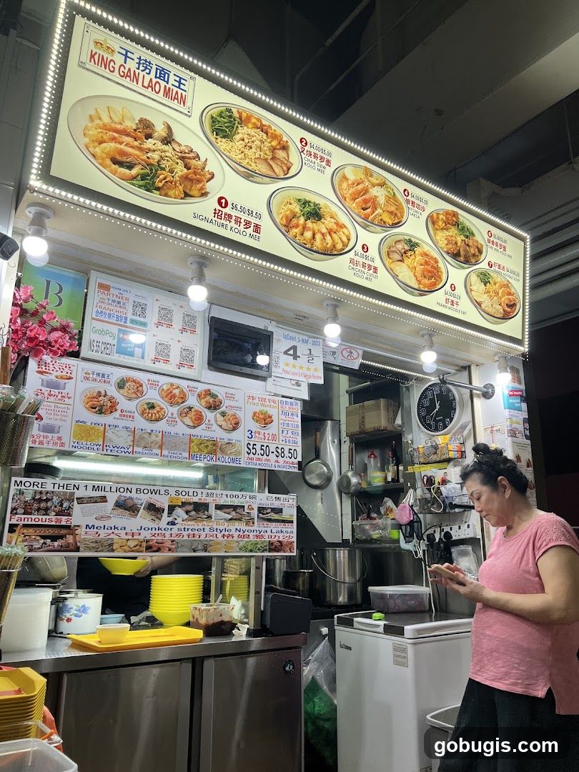 Food Stall Menu