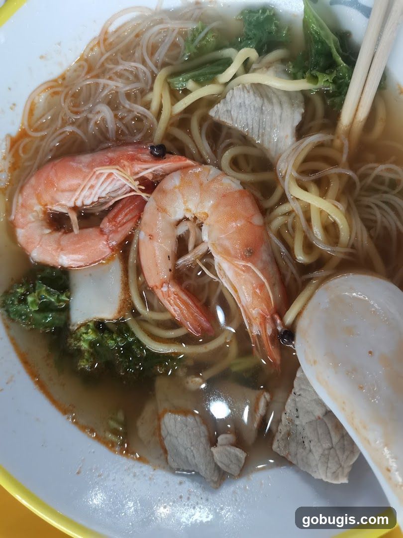 Shrimp and Pork Noodle Soup