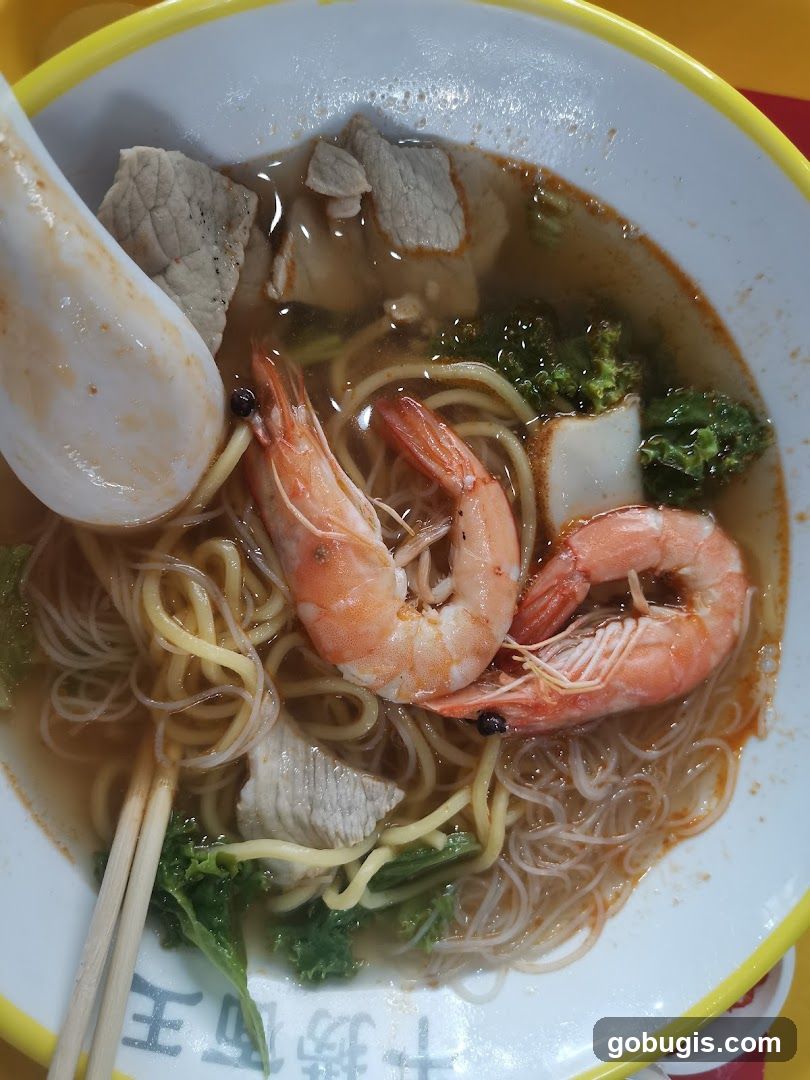 Shrimp and Pork Noodle Soup