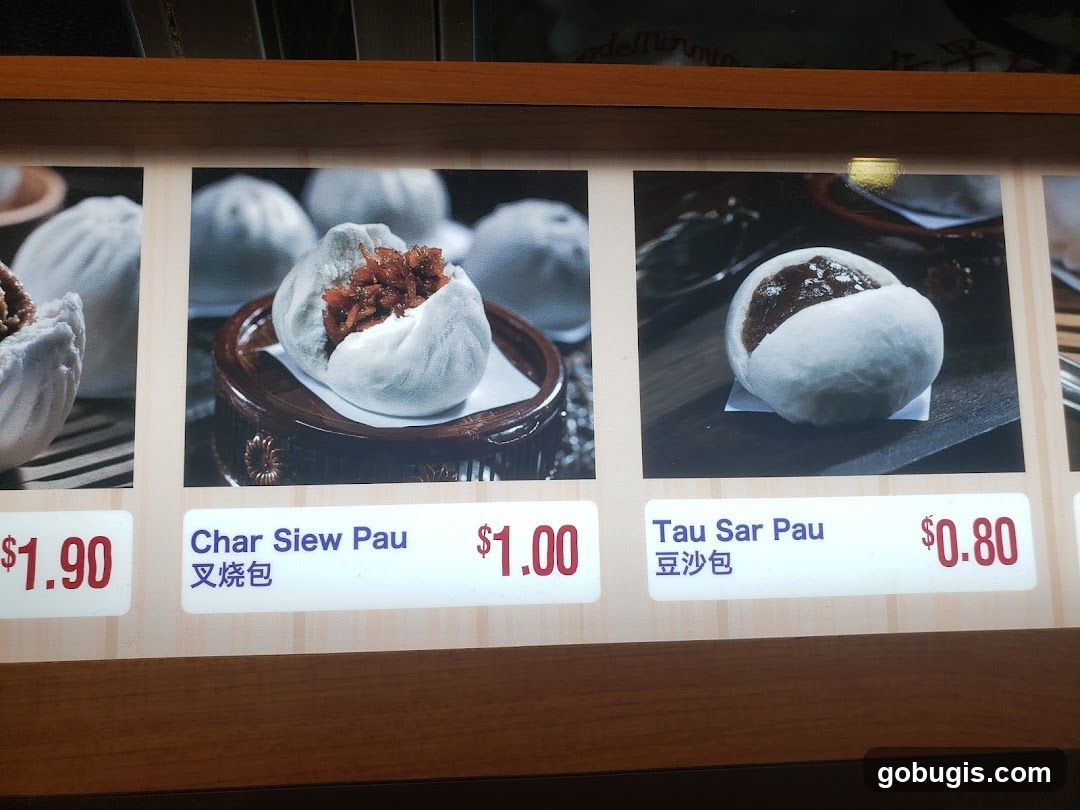 Dim Sum Menu