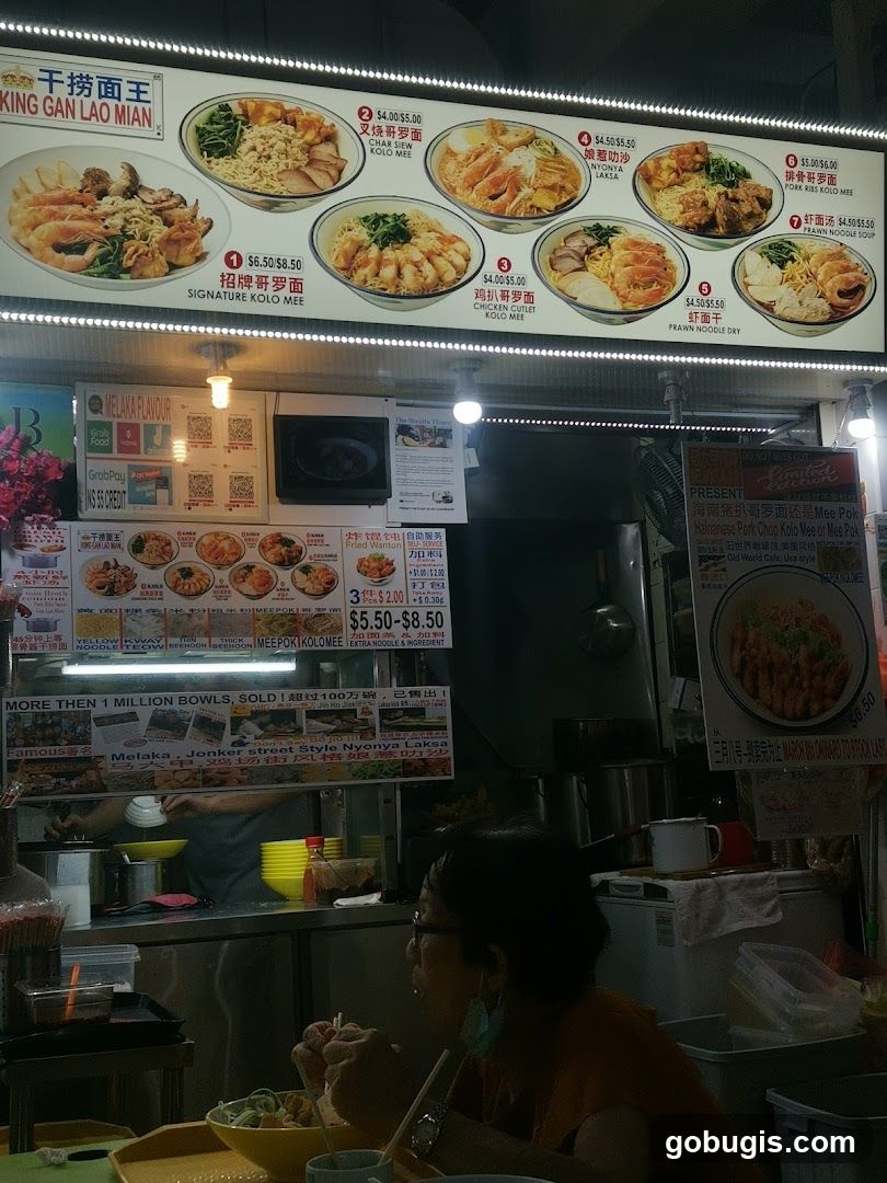 Food Stall Menu
