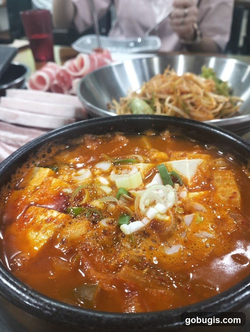 Korean Stew and Pork Belly