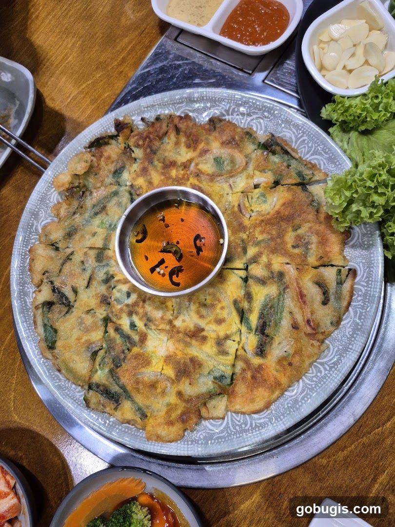 Korean Pancake with Dipping Sauce