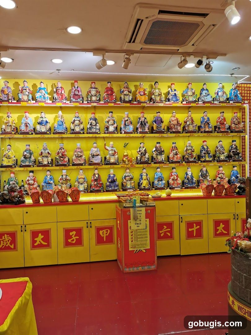Statues on Shelves