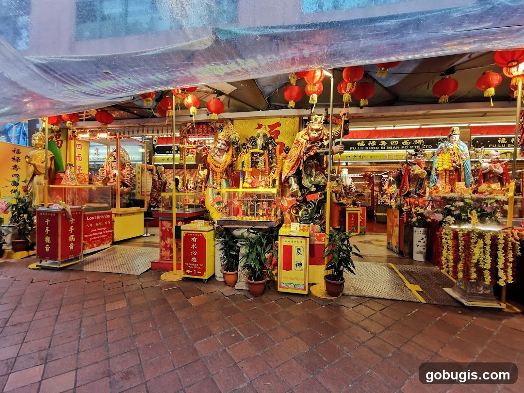 Religious Statues and Offerings