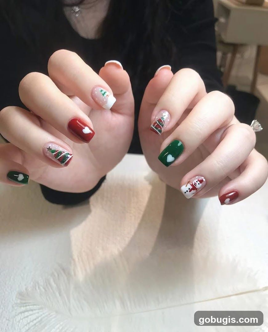 Christmas Themed Nails