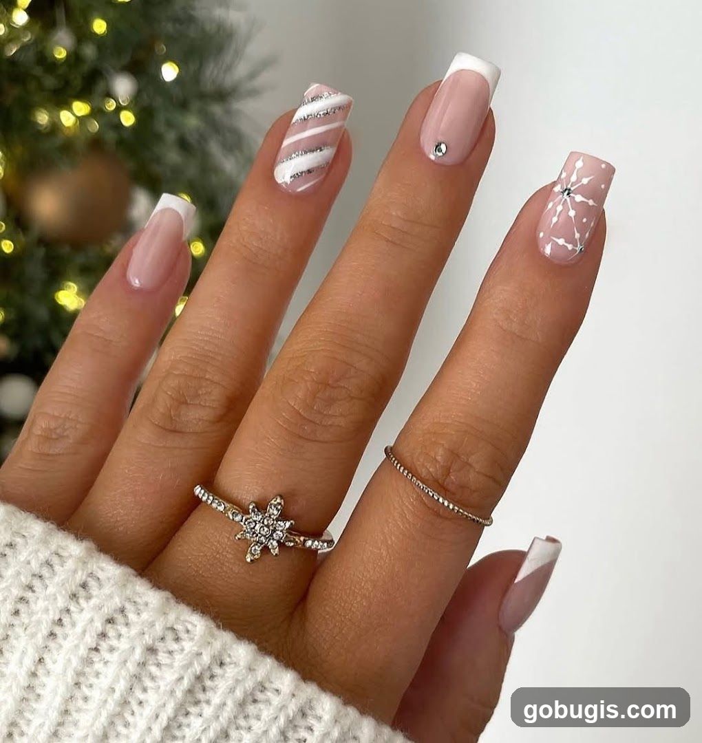 Winter-themed Nails