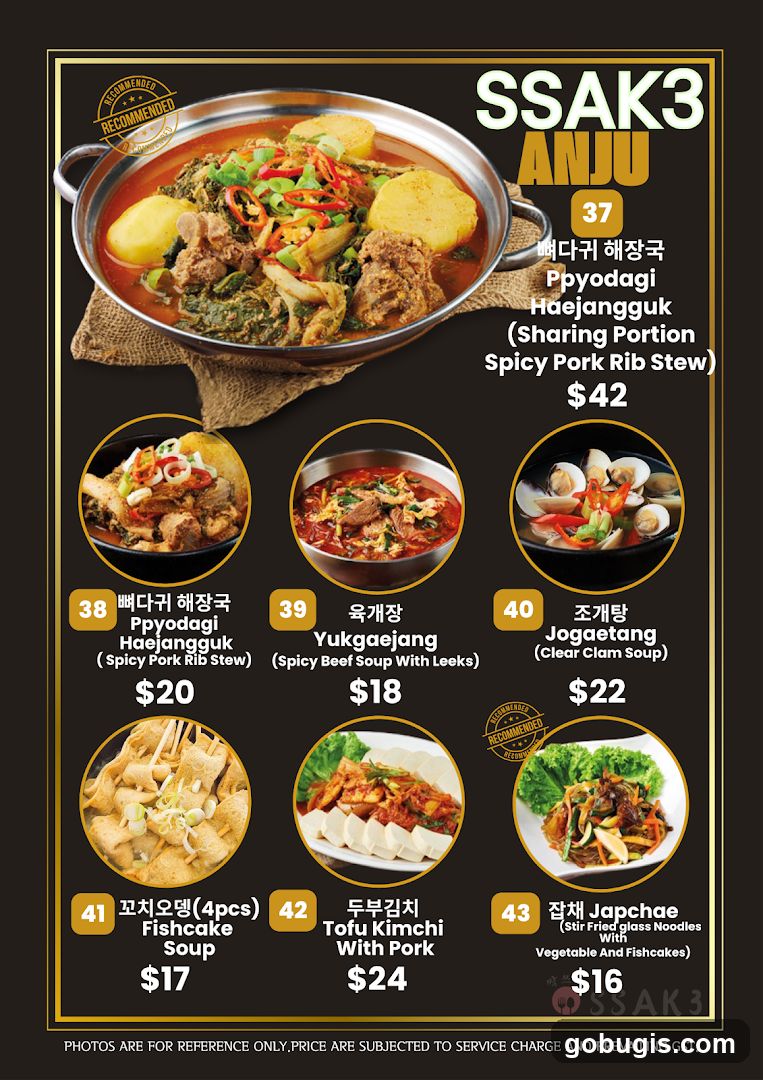 SSAK3 ANJU Menu