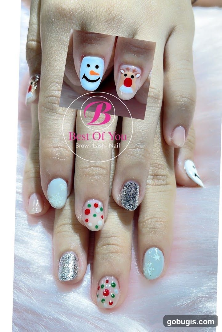 Christmas Themed Nails