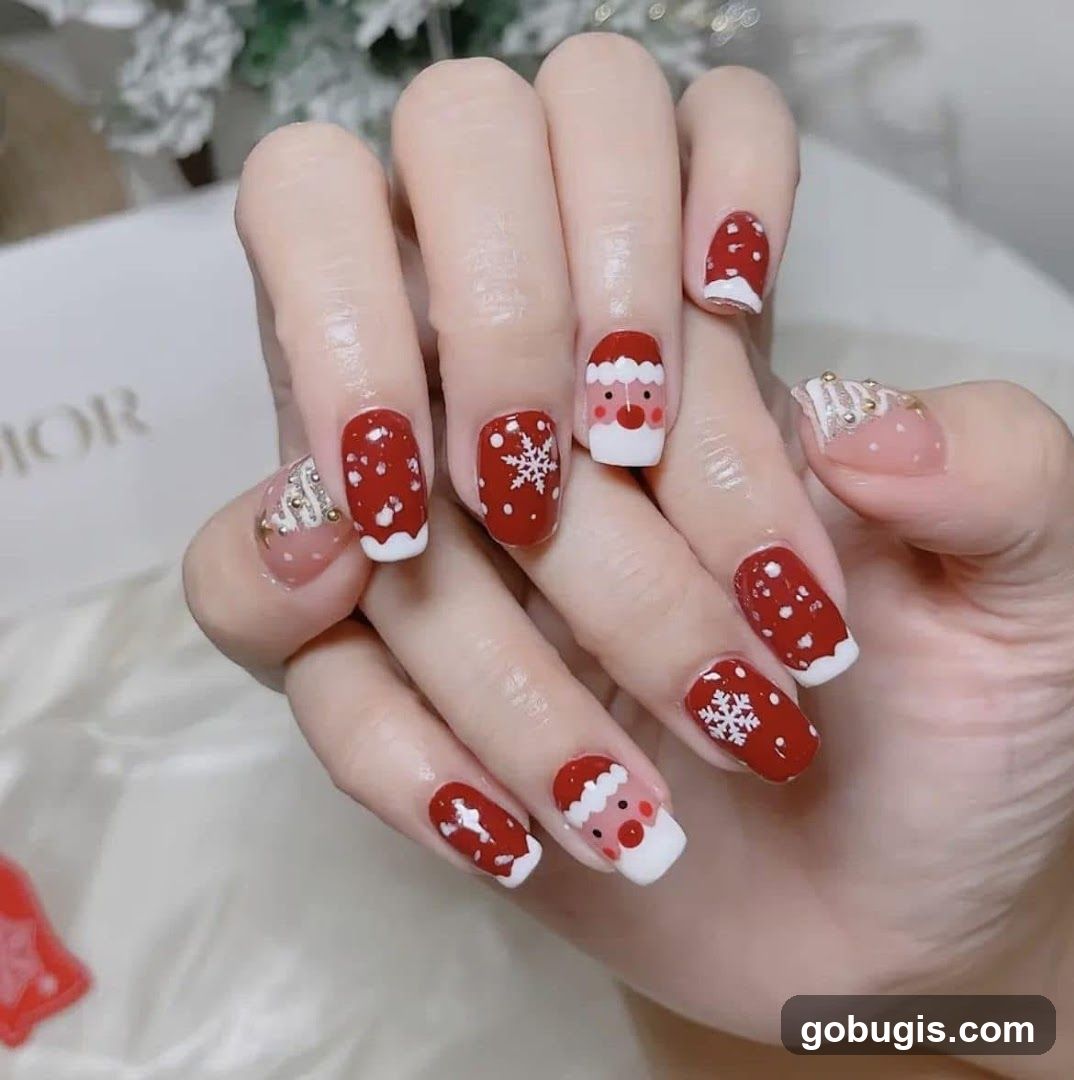 Christmas Themed Nails