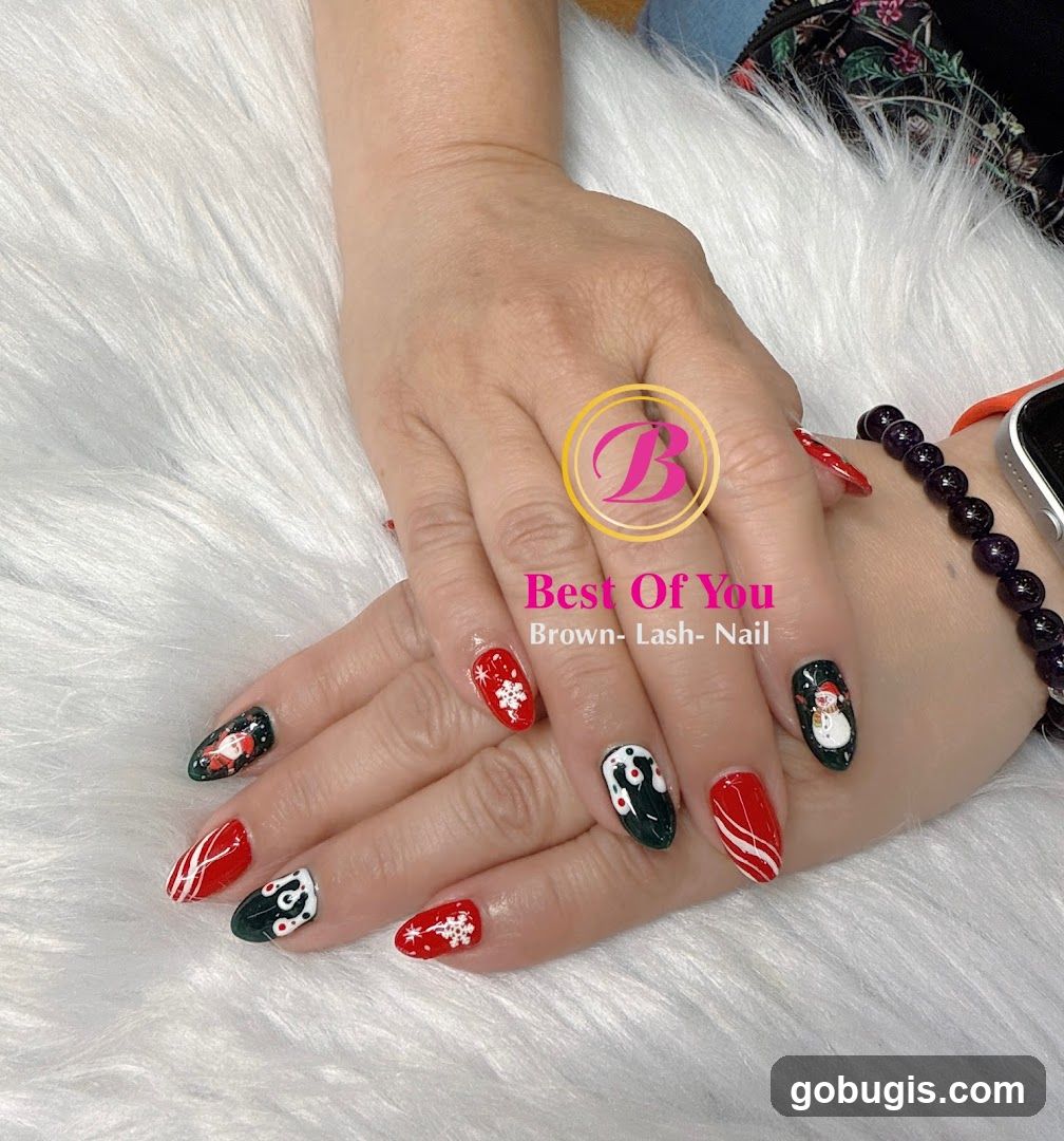 Christmas Themed Nails