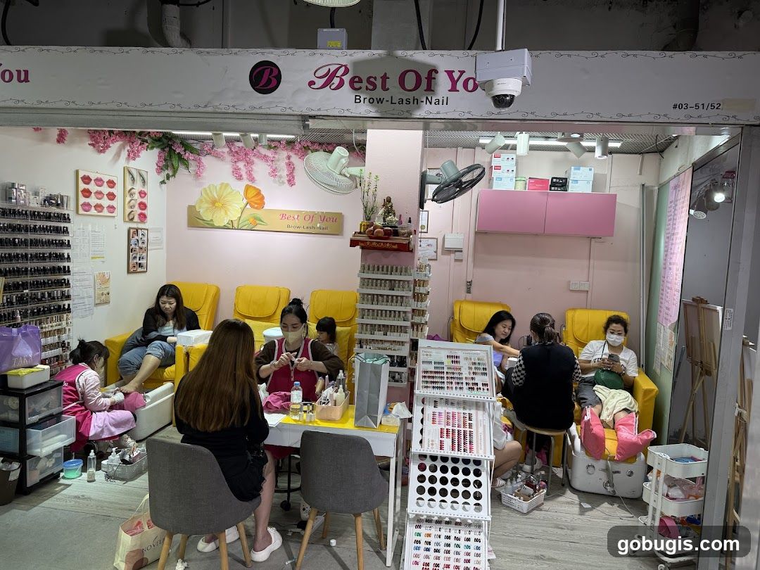 Nail Salon Interior