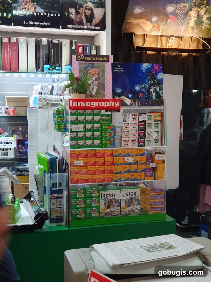 Photography Supplies Display