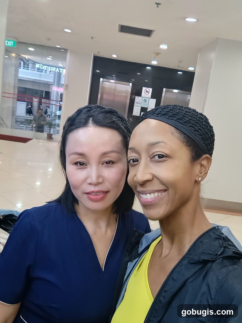 Two Women Posing for a Selfie